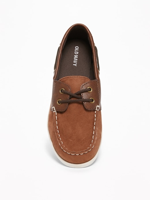 View large product image 2 of 3. Sueded Boat Shoes for Boys