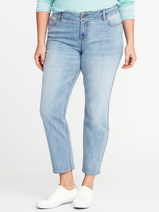 View large product image 1 of 3. The Plus-Size Power Jean, a.k.a. The Perfect Straight