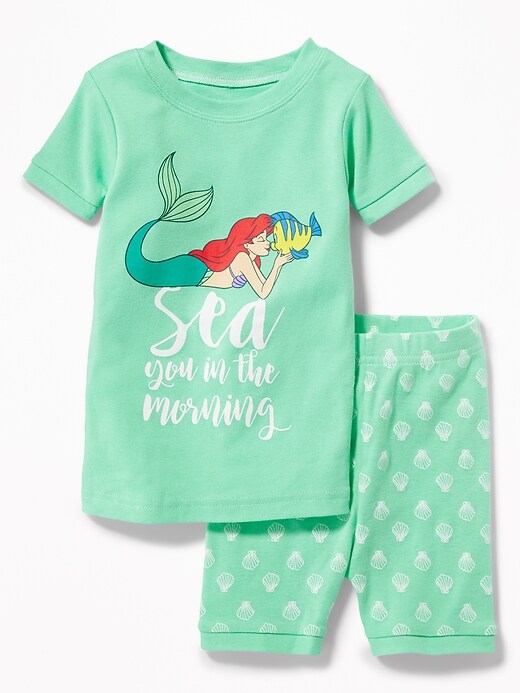 View large product image 1 of 1. Disney&#169 Little Mermaid "Sea You in the Morning" Sleep Set for Toddler & Baby