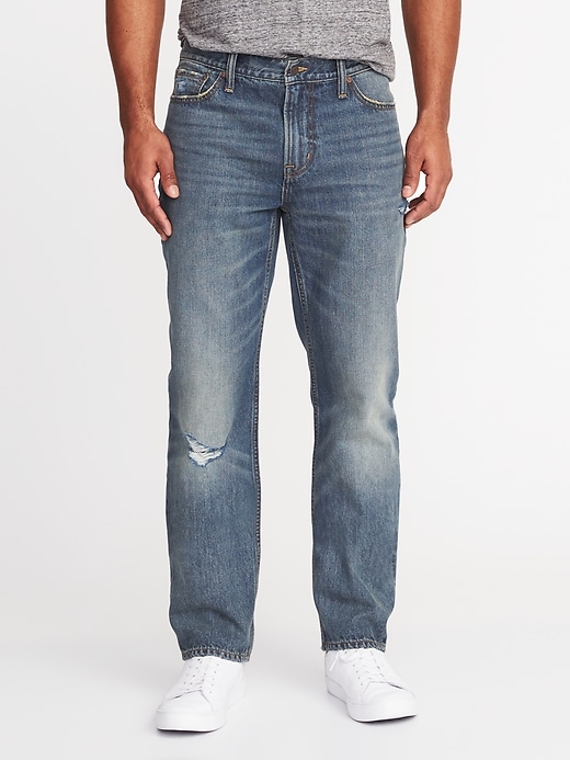 View large product image 1 of 2. Straight Rigid Jeans