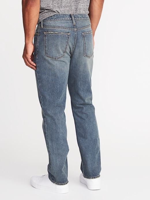 View large product image 2 of 2. Straight Rigid Jeans