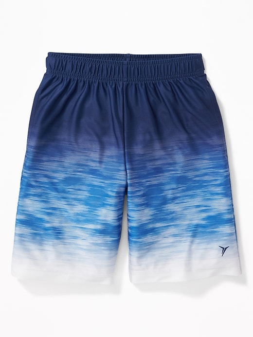 View large product image 1 of 1. Gradient-Print Performance Shorts For Boys