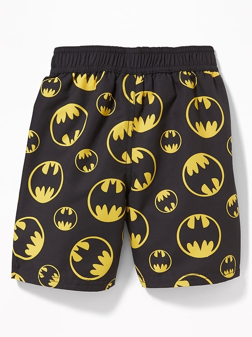 View large product image 2 of 2. DC Comics&#153 Batman Swim Trunks for Toddler Boys