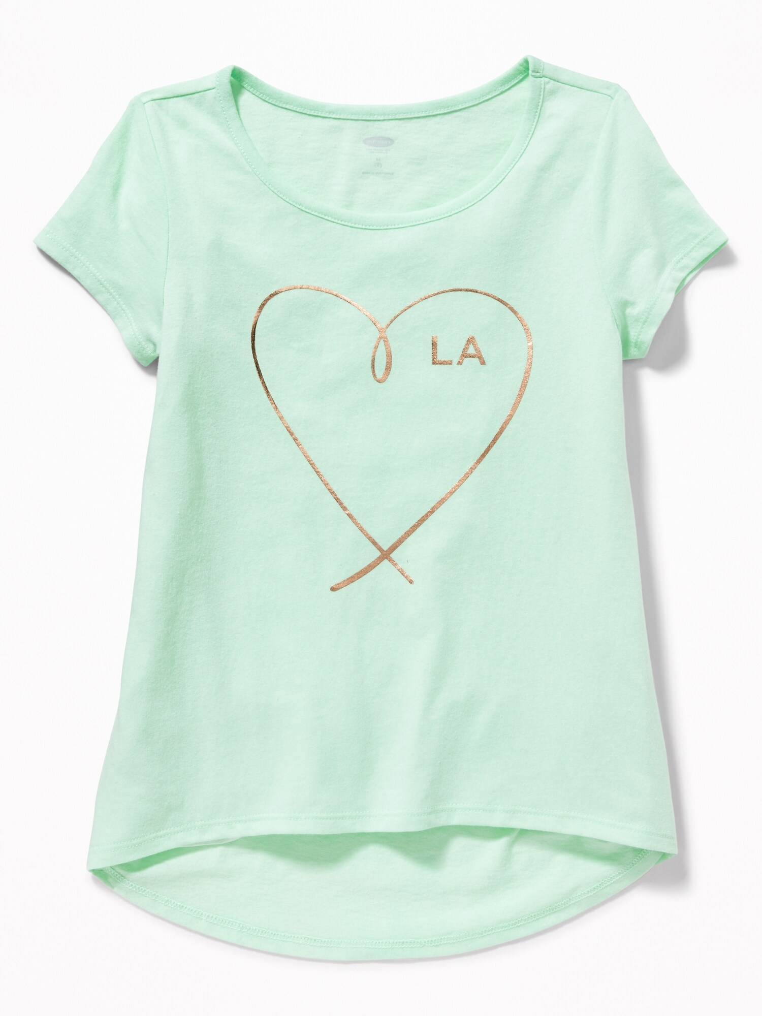 "L.A." Heart Graphic Tee for Girls Old Navy