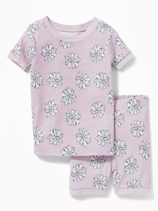 View large product image 1 of 1. Daisy-Print Sleep Set For Toddler & Baby