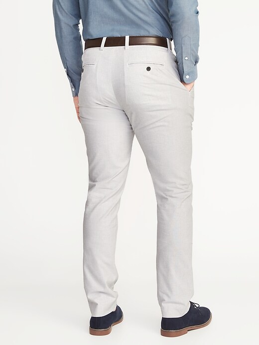 View large product image 2 of 2. Athletic Built-In Flex Signature Non-Iron Dress Pants