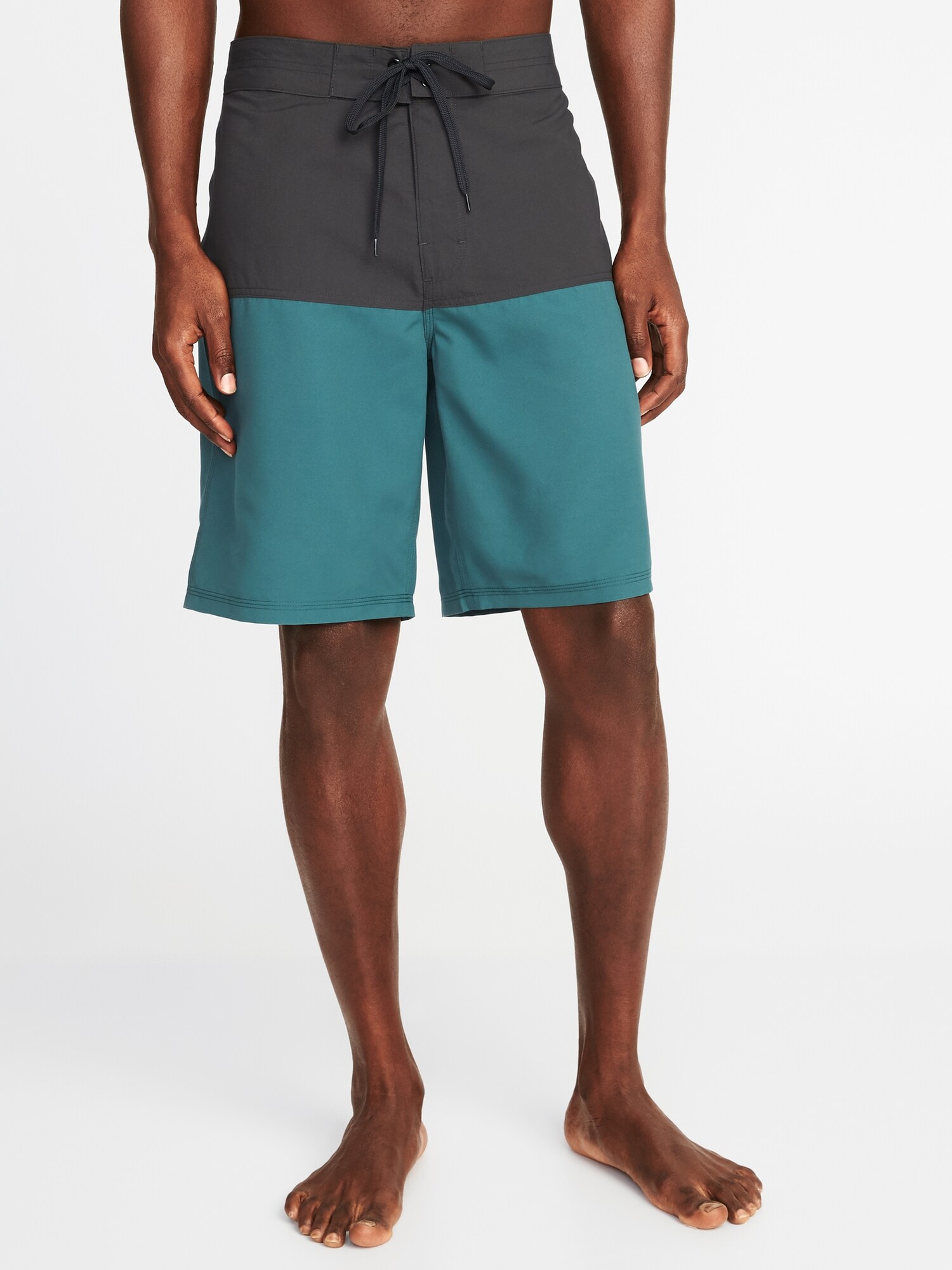 Color-Block Board Shorts for Men - 10-inch inseam | Old Navy