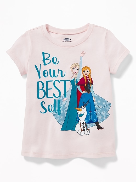 View large product image 1 of 2. Disney&#169 Frozen "Be Your Best Self" Tee for Toddler Girls