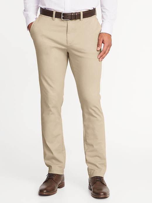 View large product image 1 of 1. Slim Ultimate Built-In Flex 360° Khakis