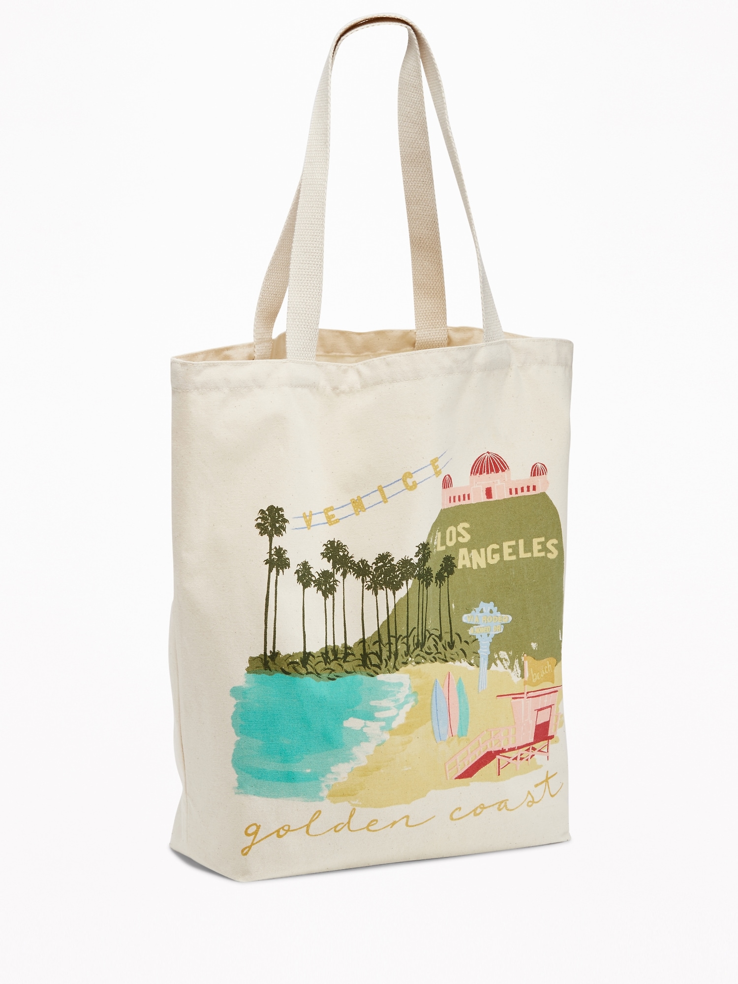 Los Angeles Graphic Canvas Tote for Women