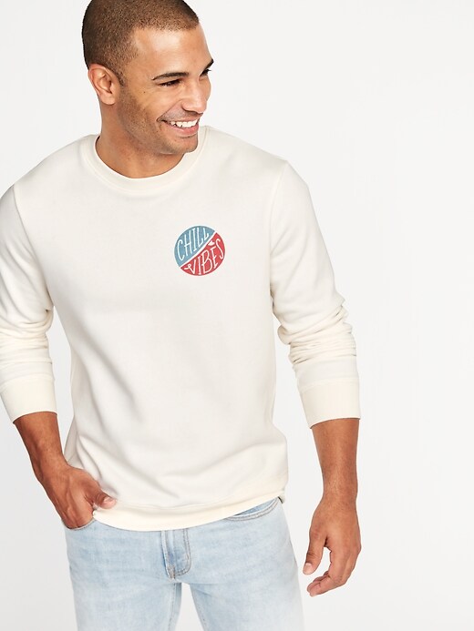 Image number 1 showing, "Chill Vibes" Graphic Sweatshirt