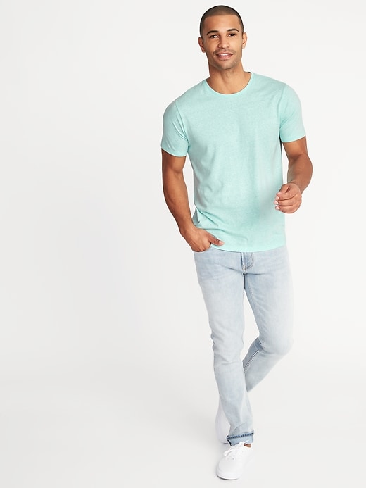 Image number 3 showing, Soft-Washed Crew-Neck Tee for Men