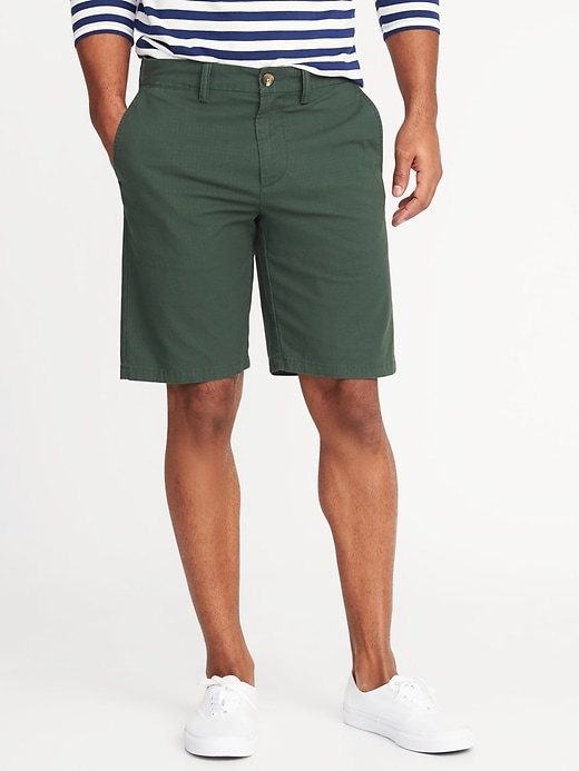 View large product image 1 of 1. Slim Ultimate Built-In Flex Ripstop Shorts - 10-inch inseam