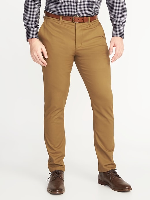 View large product image 1 of 2. Athletic Built-In Flex Signature Non-Iron Dress Pants