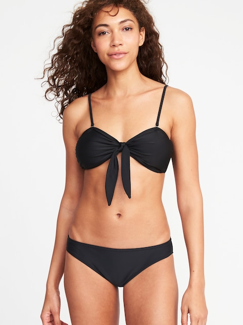 Knotted-Tie Swim Top for Women