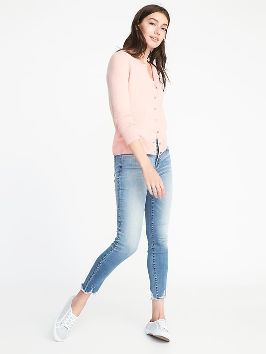 Image number 3 showing, Classic Crew-Neck Cardi for Women