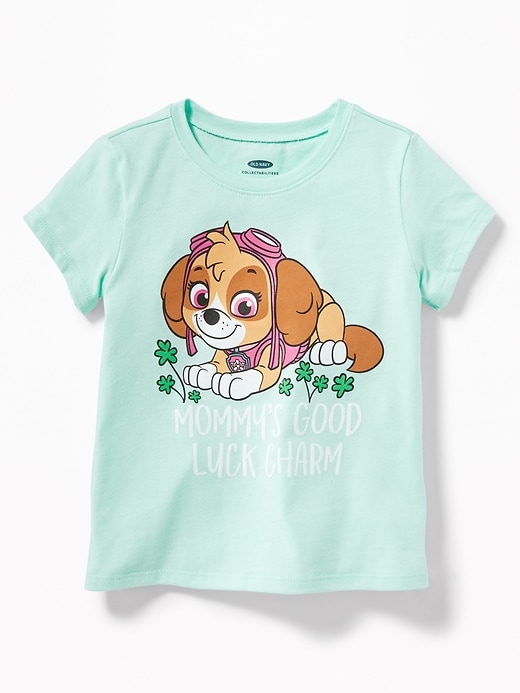 View large product image 1 of 2. Paw Patrol&#153 "Mommy's Good Luck Charm" Tee for Toddler Girls