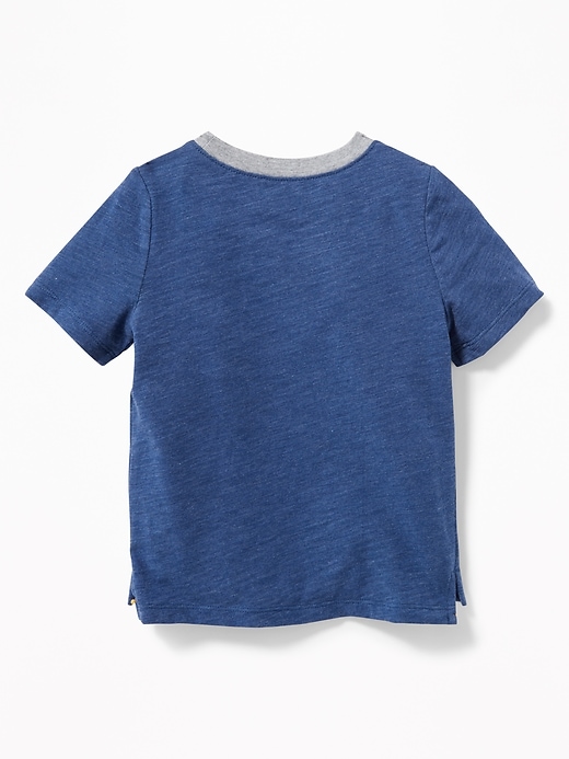 View large product image 2 of 2. Graphic Slub-Knit Tee for Toddler Boys