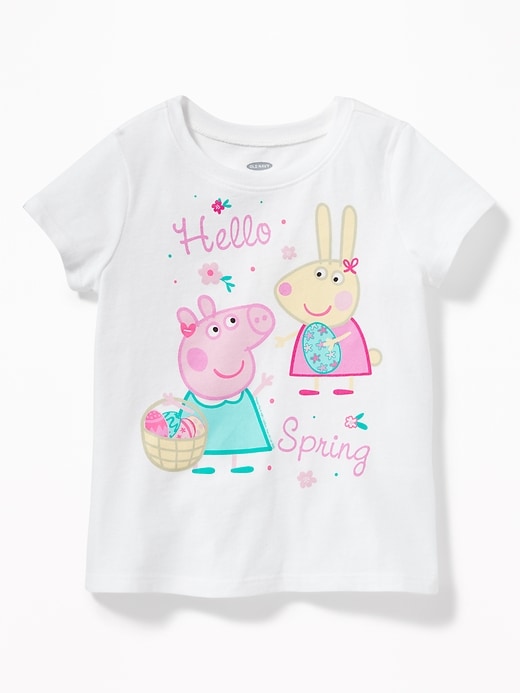 View large product image 1 of 2. Peppa Pig&#153 "Hello Spring" Graphic Tee for Toddler Girls