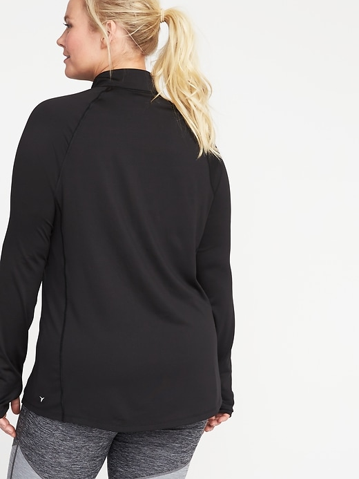 Image number 2 showing, Plus-Size 1/4-Zip Performance Pullover