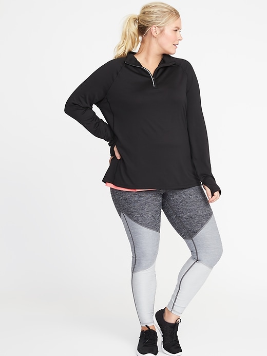 Image number 3 showing, Plus-Size 1/4-Zip Performance Pullover