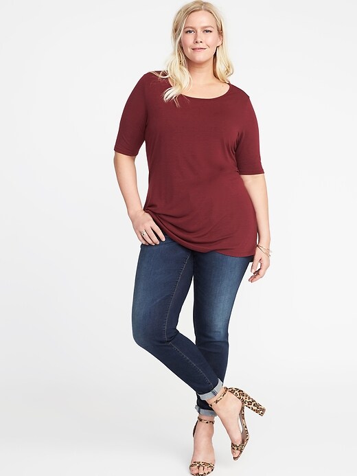 Image number 3 showing, Plus-Size Jersey Tunic