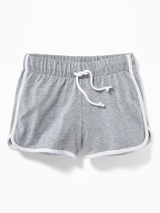 View large product image 1 of 2. Relaxed Dolphin-Hem Shorts for Girls
