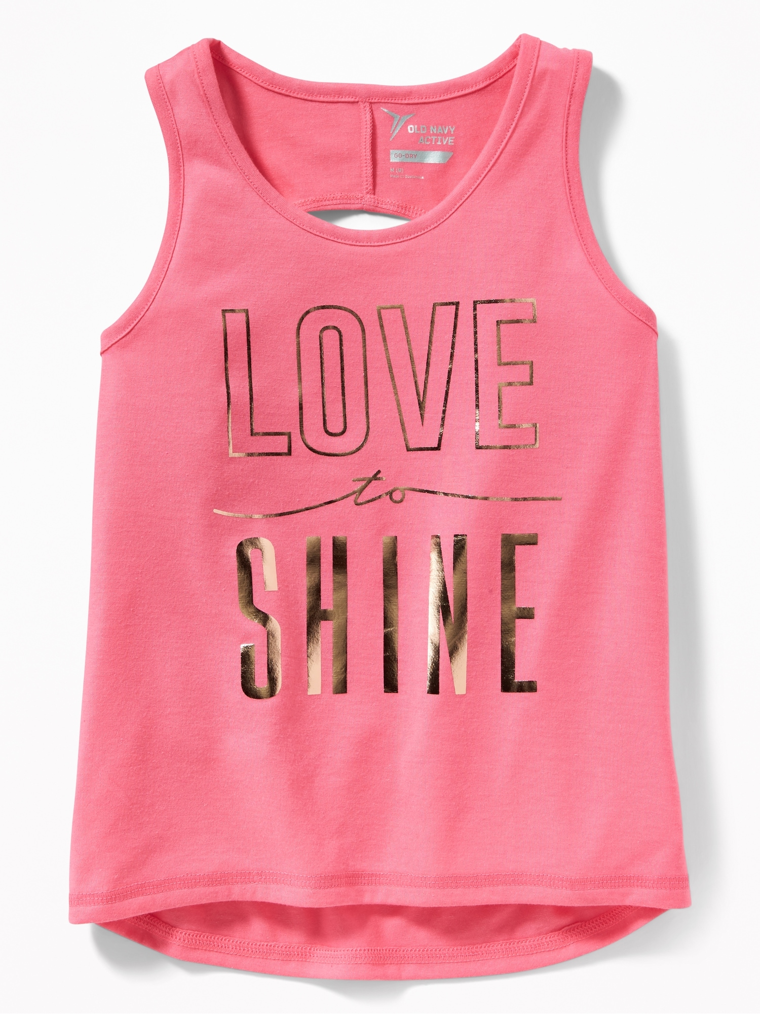 Graphic Twist-Back Performance Tank for Girls | Old Navy
