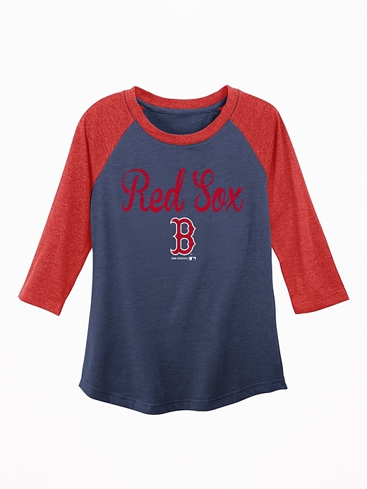View large product image 1 of 1. MLB&#174 Team Graphic Raglan Tee for Girls