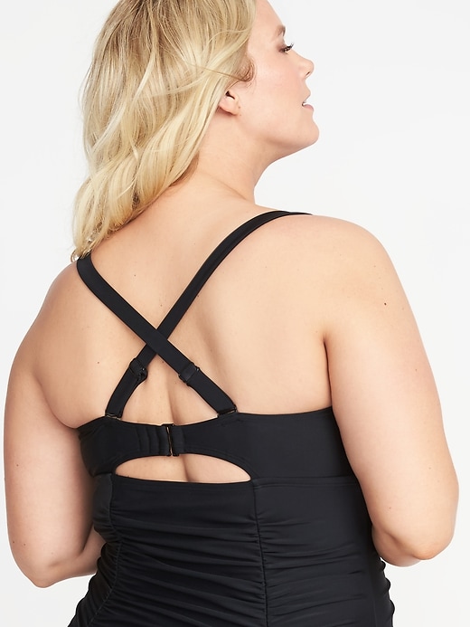 Image number 6 showing, Secret-Slim Plus-Size Underwire Swimsuit