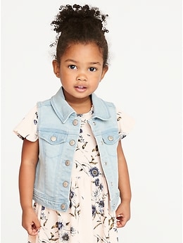 Baby girl clearance denim vest