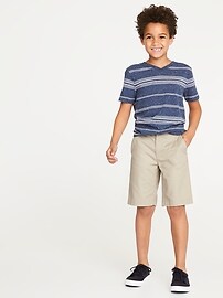 View large product image 3 of 3. Built-In Flex Twill Shorts For Boys