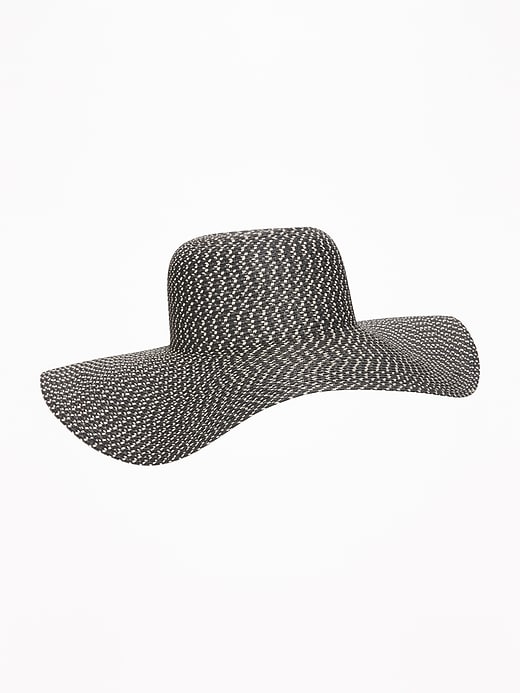 View large product image 2 of 2. Floppy Straw Sun Hat for Women