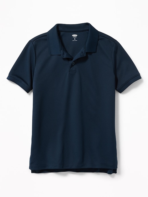 View large product image 1 of 3. Moisture-Wicking Uniform Polo for Boys