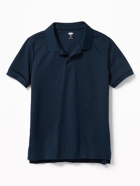 Moisture-Wicking Uniform Polo for Boys