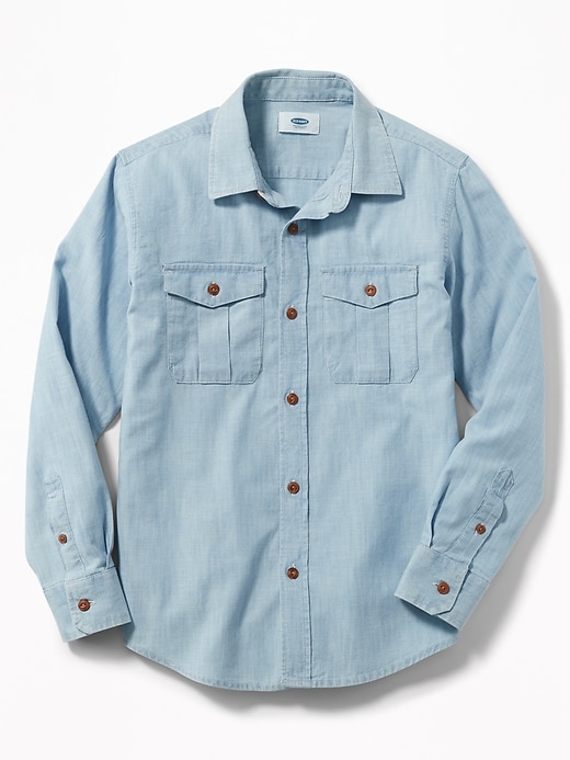 View large product image 1 of 3. Classic Double-Pocket Shirt For Boys