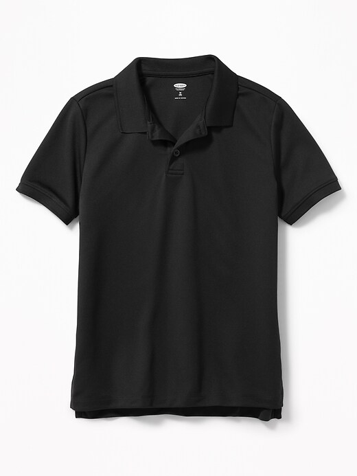 View large product image 1 of 1. Moisture-Wicking Uniform Polo for Boys