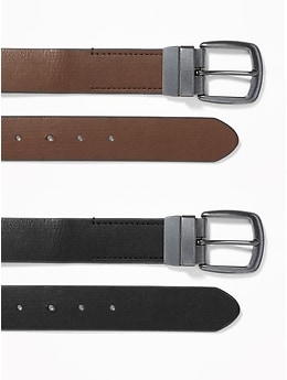 Gap Factory Men's Reversible Belt Black Combo Size 36W