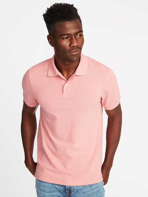 View large product image 1 of 1. Built-In Flex Moisture-Wicking Pro Polo