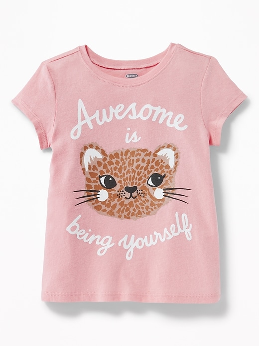View large product image 1 of 1. Graphic Tee for Toddler Girls