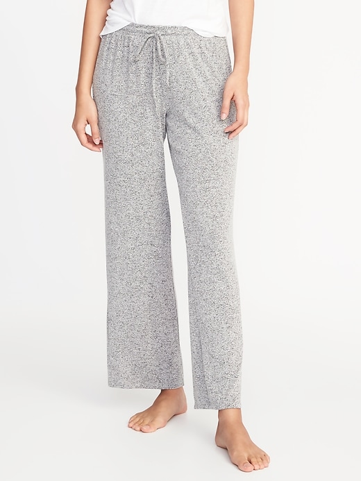 View large product image 1 of 2. Plush-Knit Lounge Pants for Women