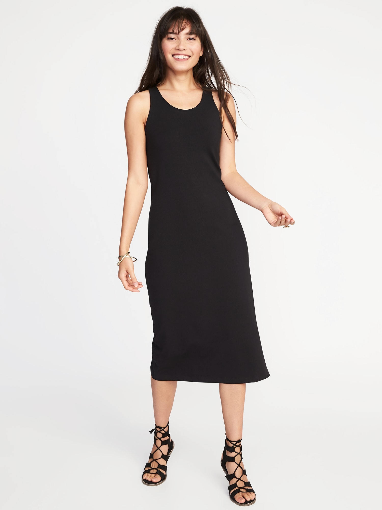 Sleeveless Jersey Midi Dress for Women | Old Navy