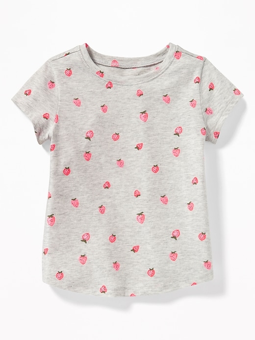 View large product image 1 of 1. Printed Jersey Tee for Toddler Girls
