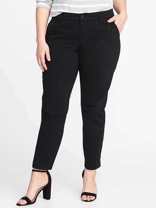 View large product image 1 of 1. Secret-Slim Pockets Plus-Size Everyday Skinny Khakis