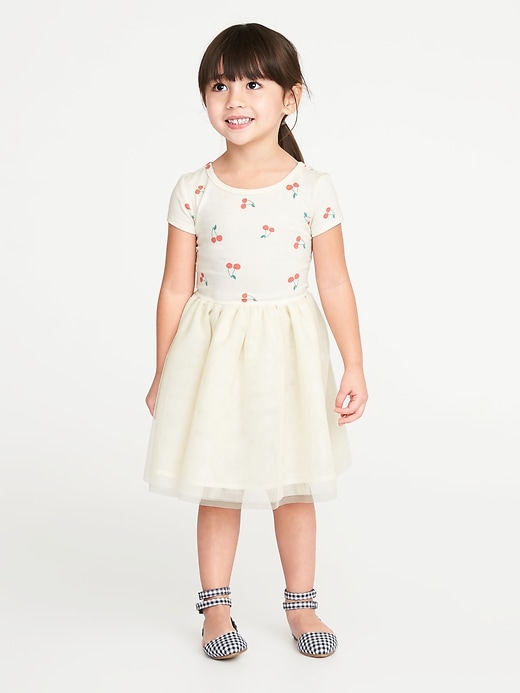 View large product image 1 of 1. Fruit-Print Tutu Dress for Toddler Girls