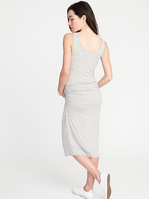 Image number 2 showing, Maternity Bodycon Midi Tank Dress