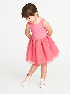 Tutu Tank Dress For Toddler Girls