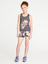 View large product image 3 of 3. Graphic Twist-Back Performance Tank for Girls