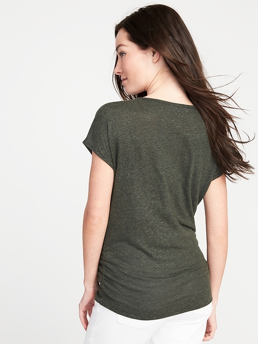 Image number 2 showing, Maternity Dolman-Sleeve Top