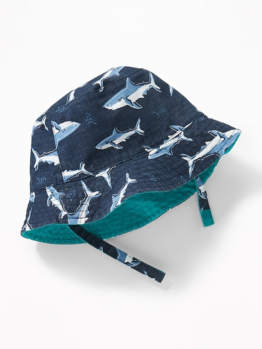 View large product image 1 of 1. Reversible Ripstop Sun Hat for Toddler Boys